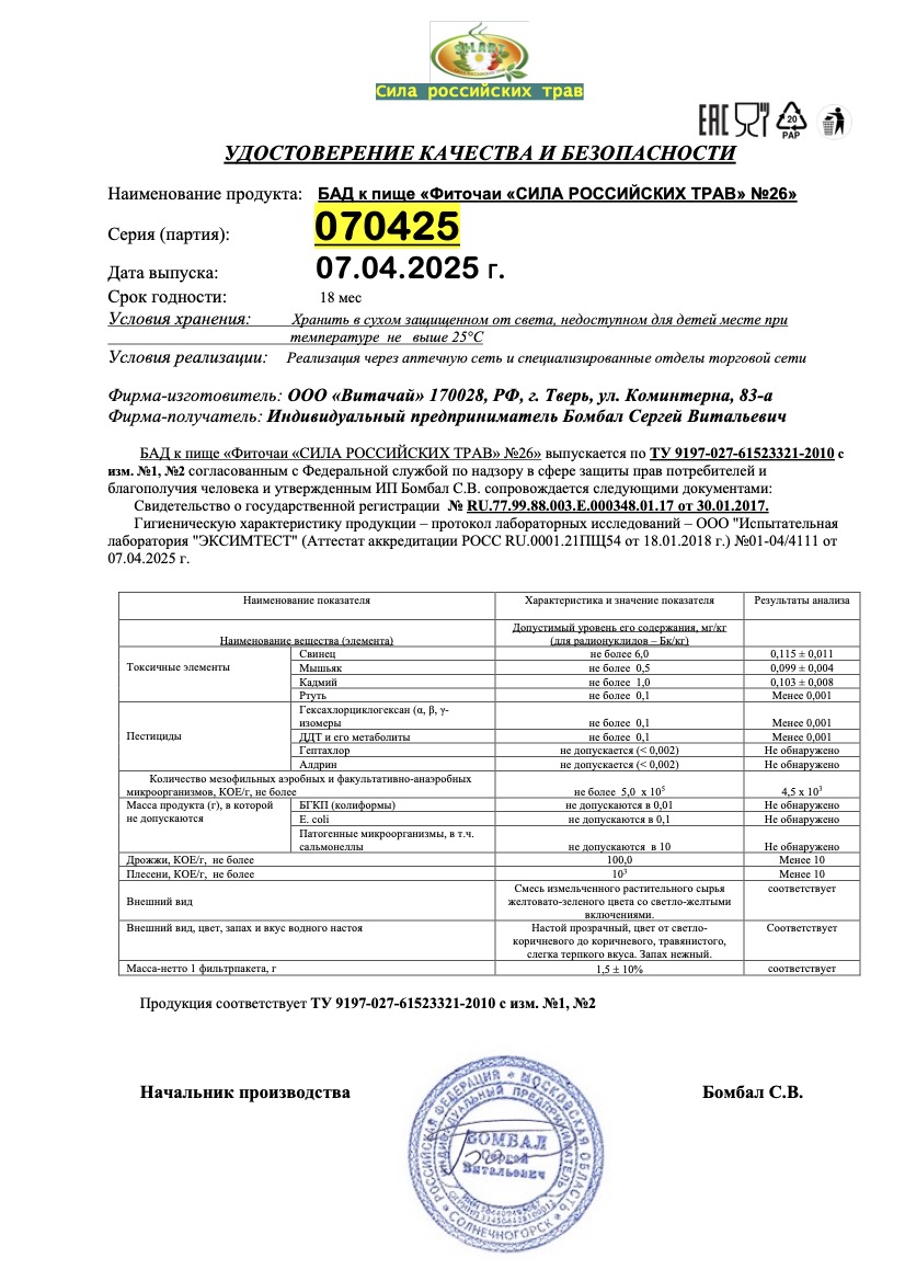 Паспорт №042025